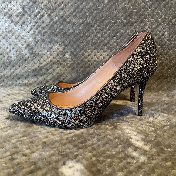 J. Crew Elsie pumps in gunmetal glitter - Picture 5 of 12